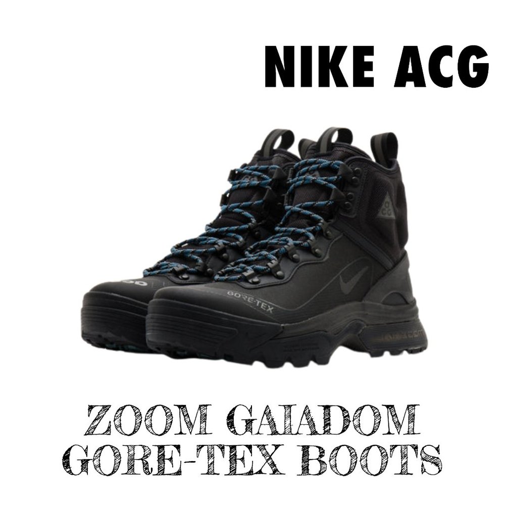 NIKE ACG ZOOM GAIADOME GORE-TEX Black Insulated Boots NEW Men Sizes